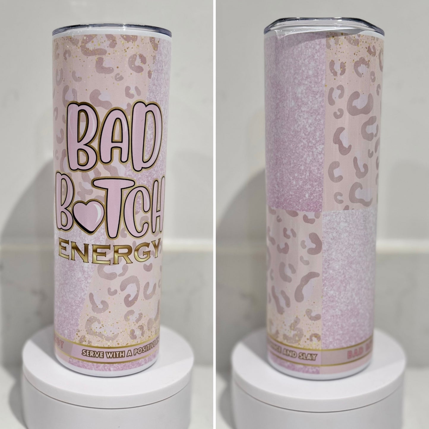 Bad B*tch Leopard Tumbler
