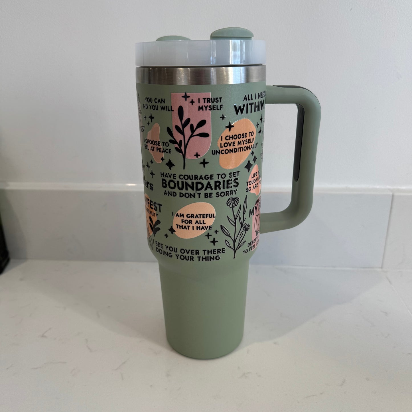 Daily Reminders 40oz tumbler