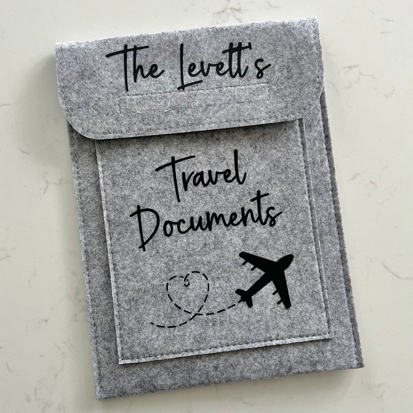 Personalised Travel Document Folder