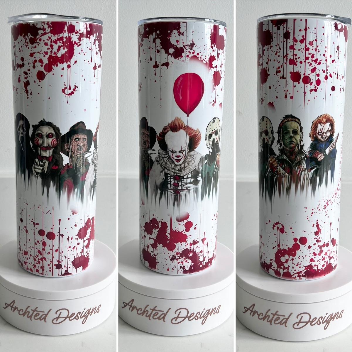 Horror Characters Tumbler