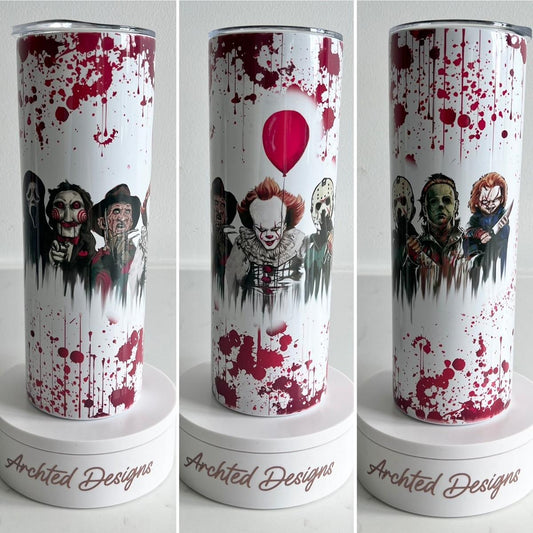 Horror Characters Tumbler