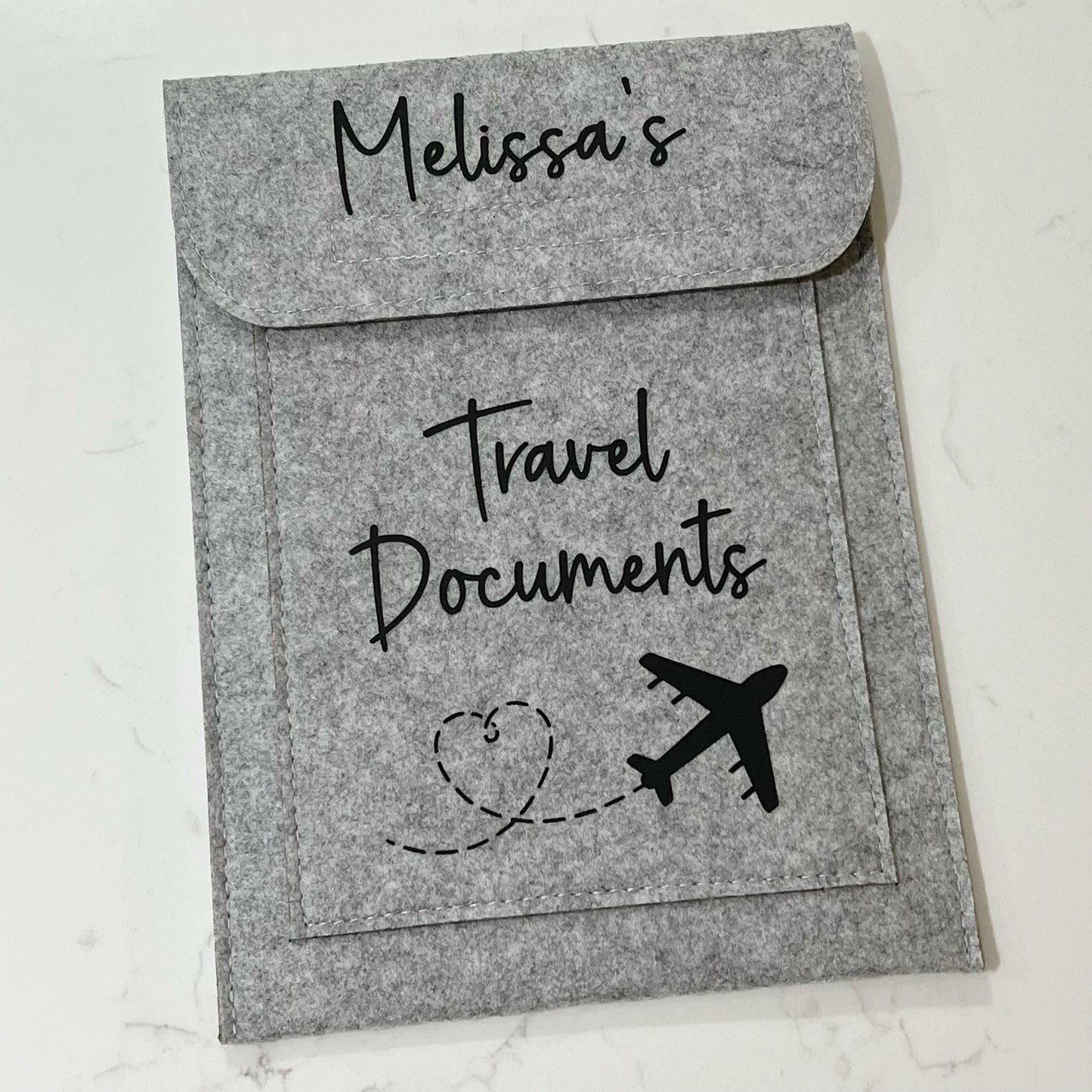 Personalised Travel Document Folder