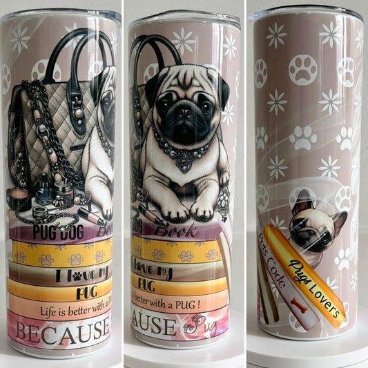 Pug Fashion Tumbler