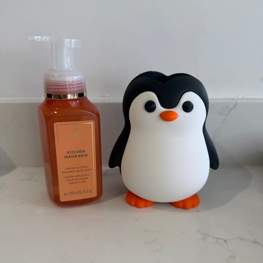 BBW Penguin Foaming Soap Holder