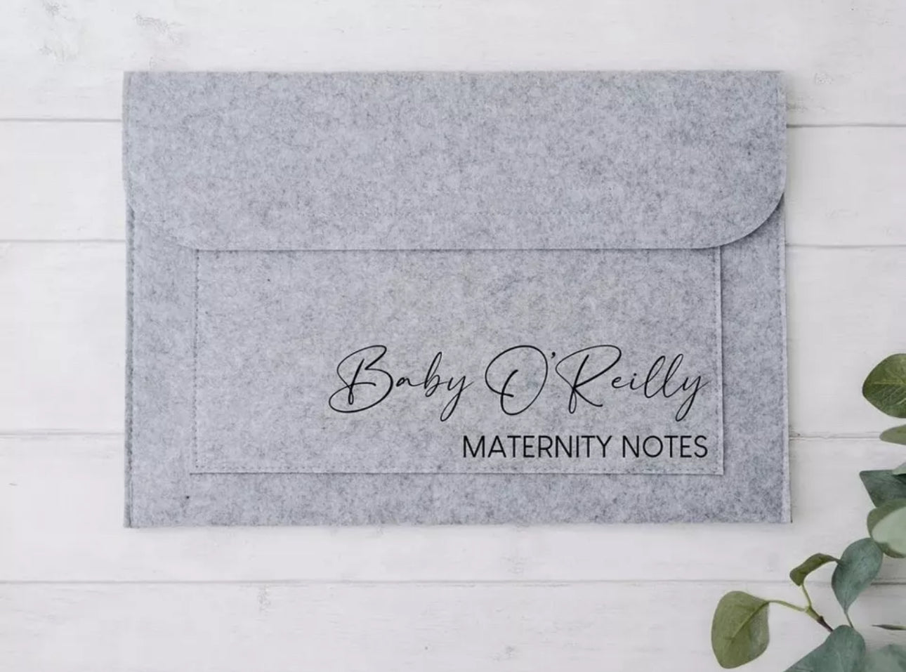 Personalised Maternity Document Folder