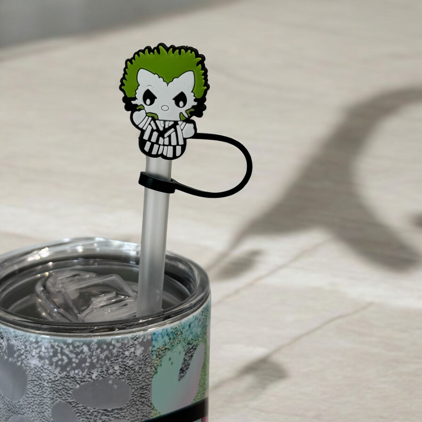 Beetlejuice straw topper