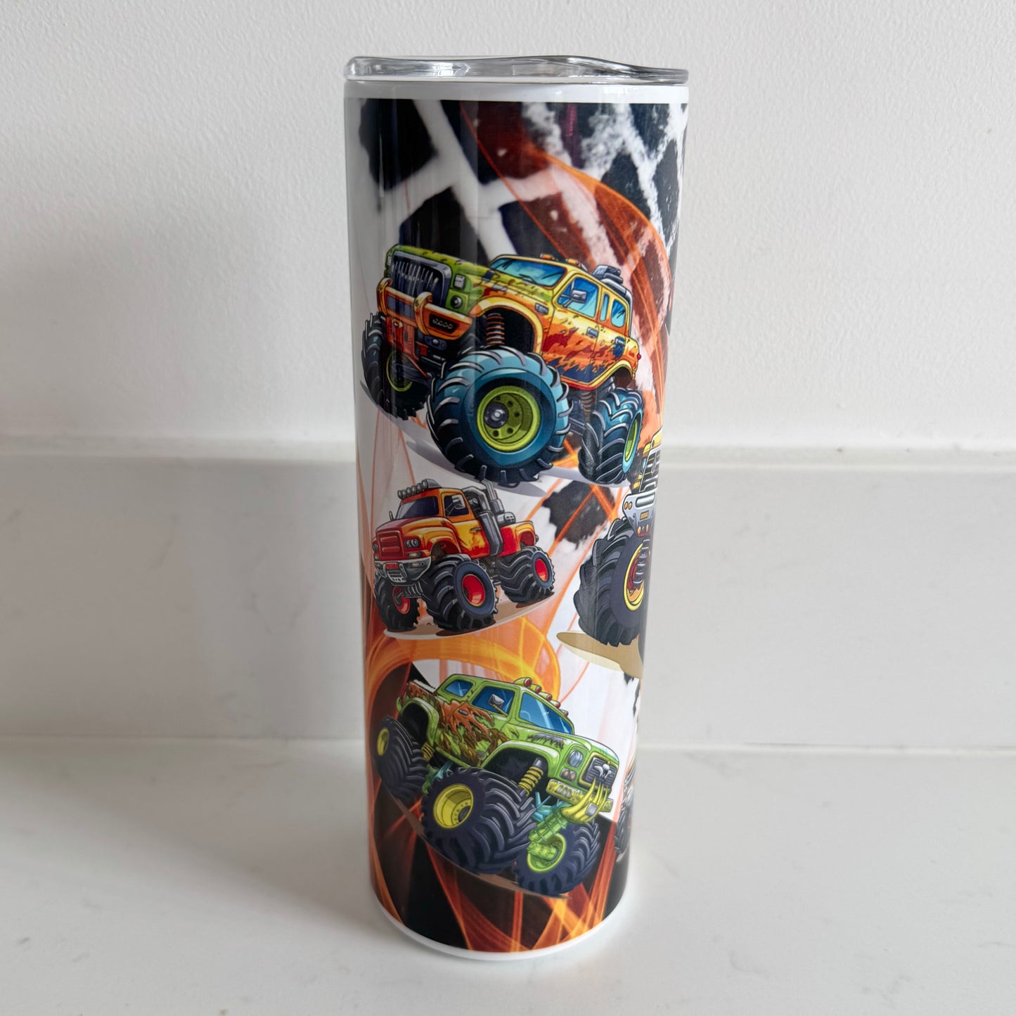 Personalised Monster Truck Tumbler