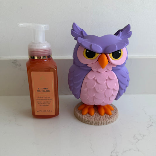 BBW Owl Foaming Soap Holder