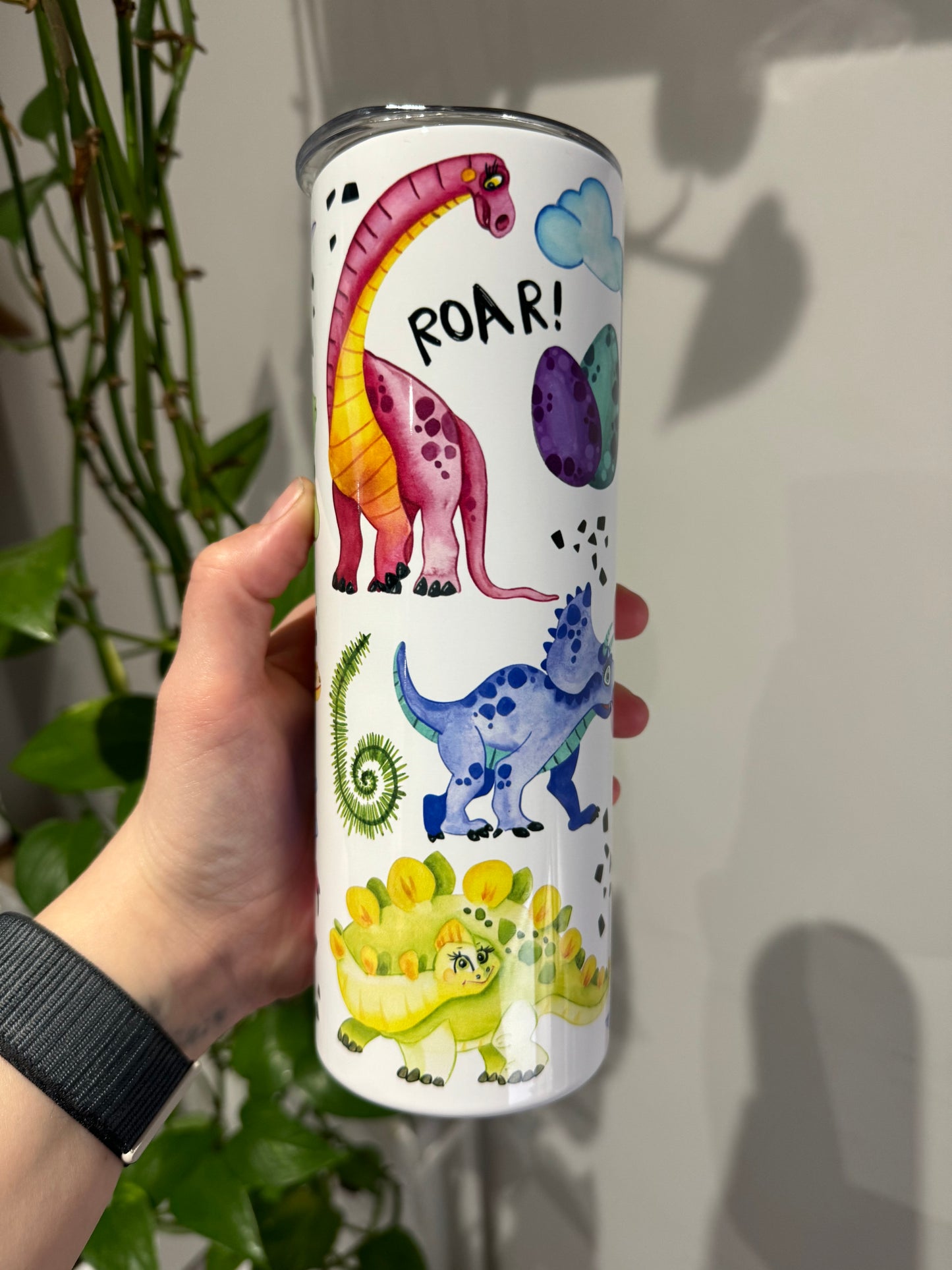 Personalised Dinosaur Tumbler