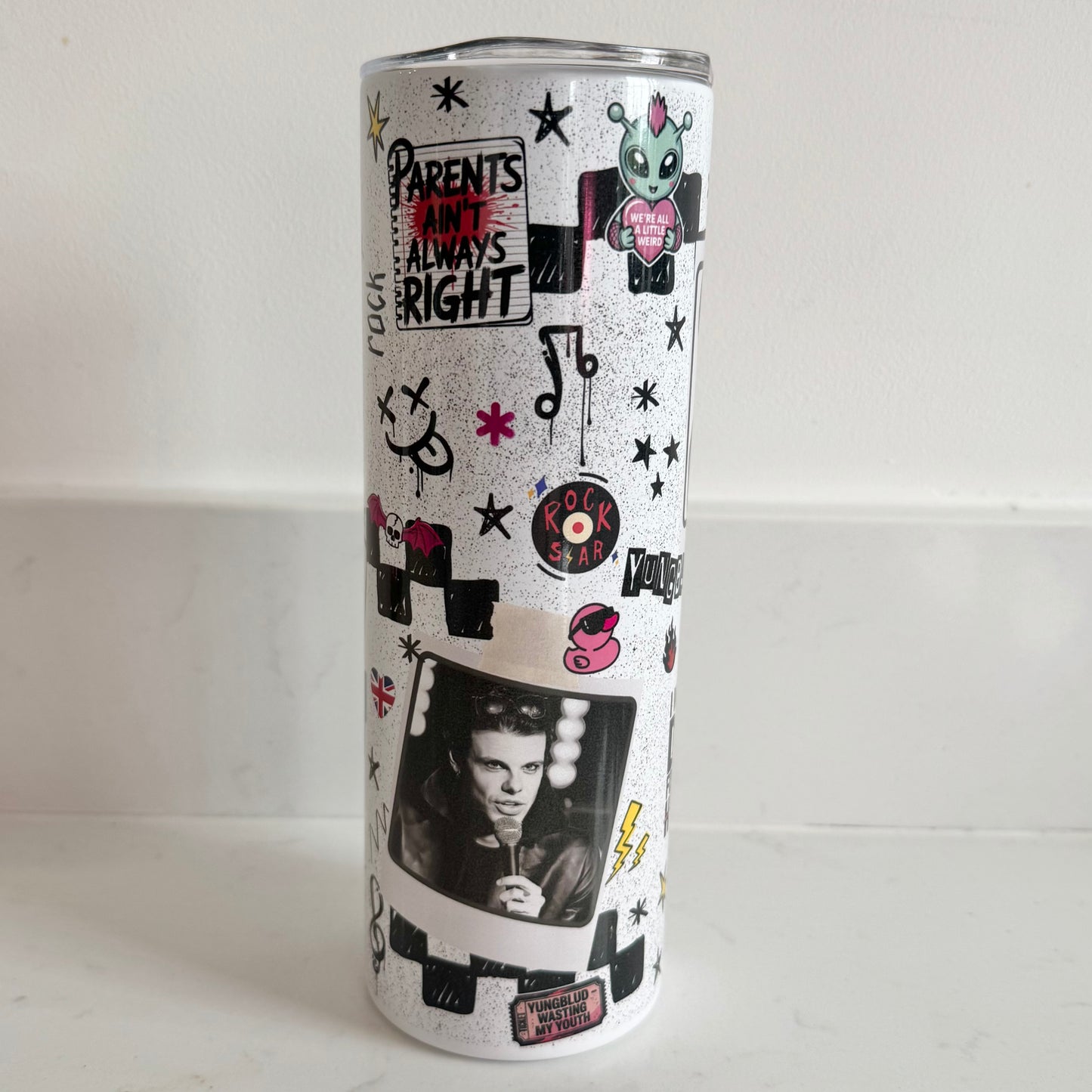 Yungblud inspired tumbler