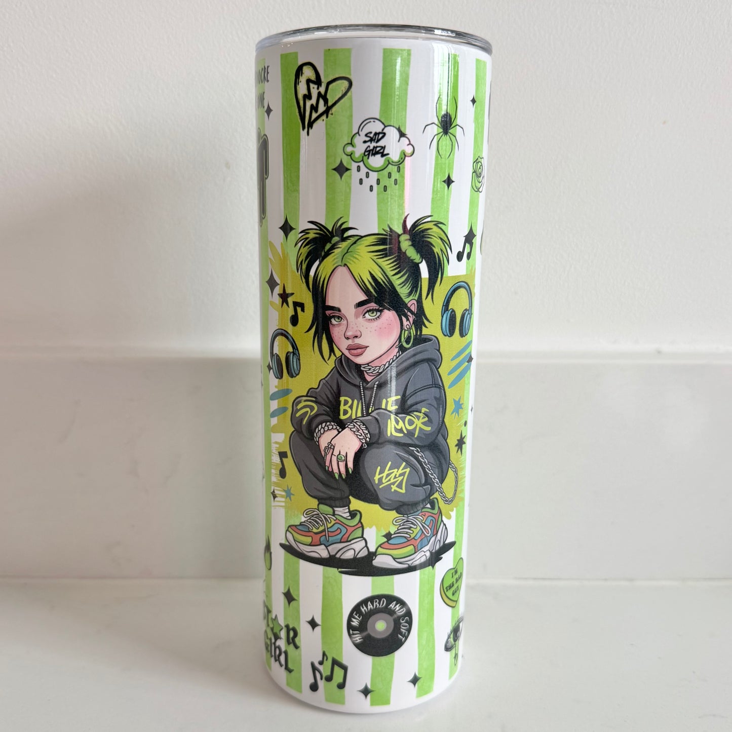 Billie Eilish inspired tumbler