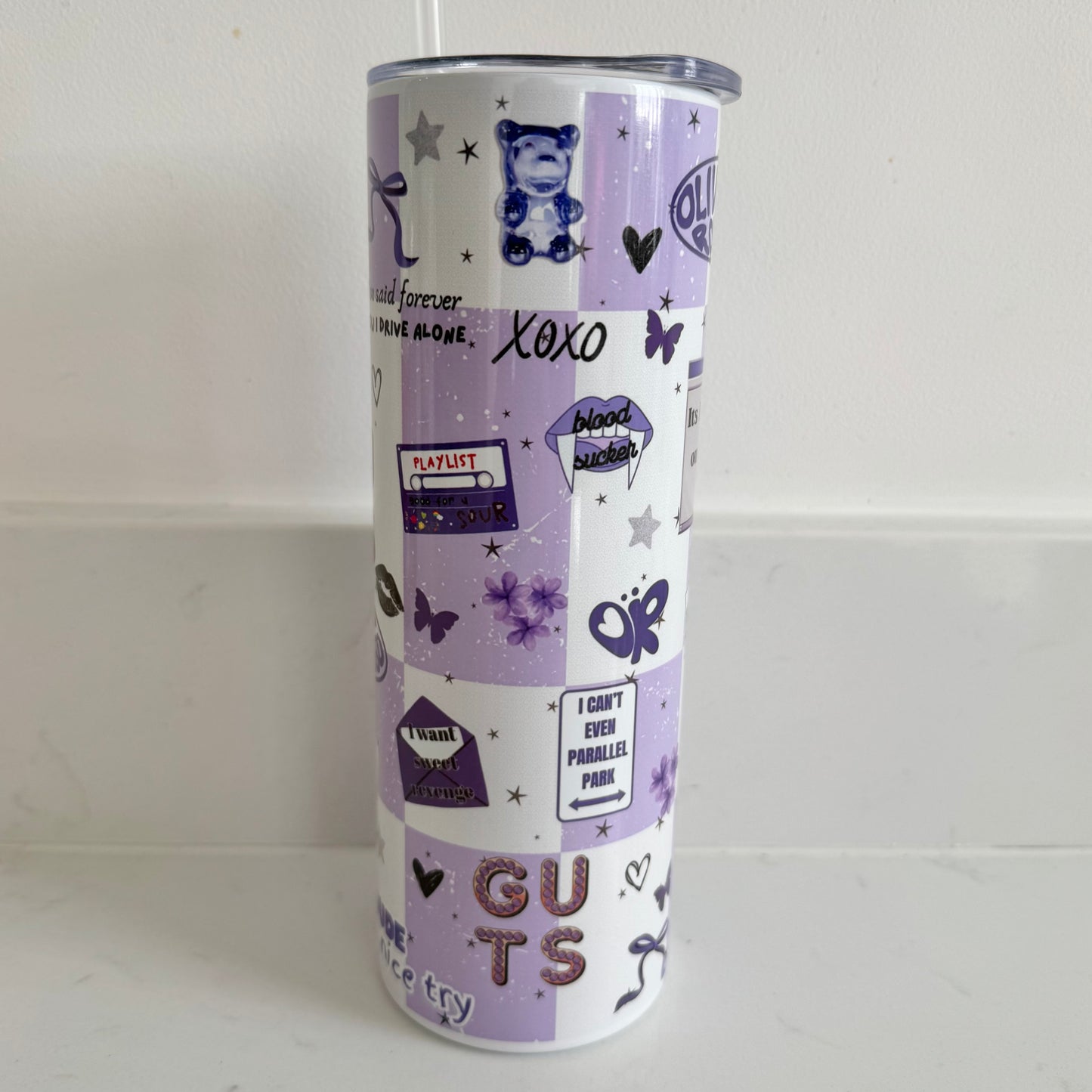 Olivia Rodrigo inspired tumbler