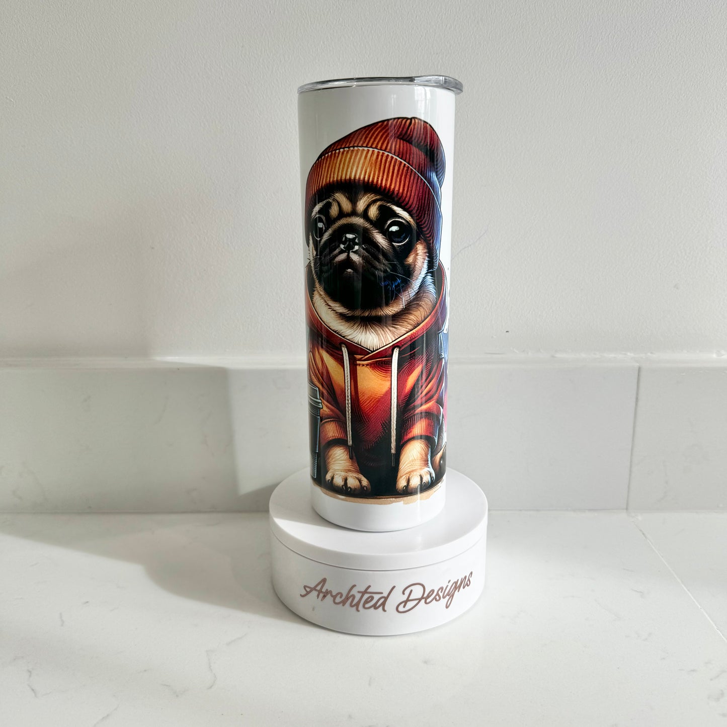 Pug Coffee Tumbler