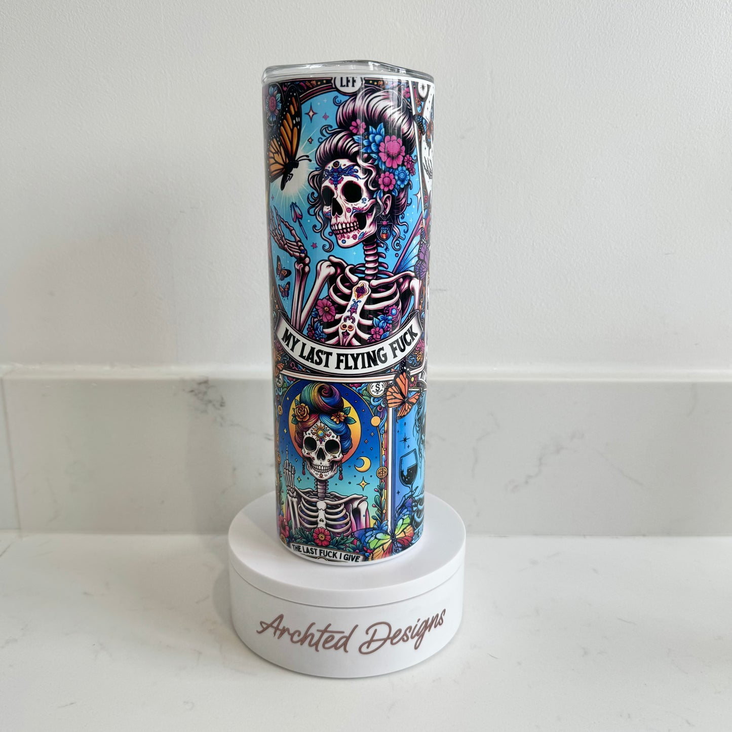 Sarcastic Tarot Cards Tumbler