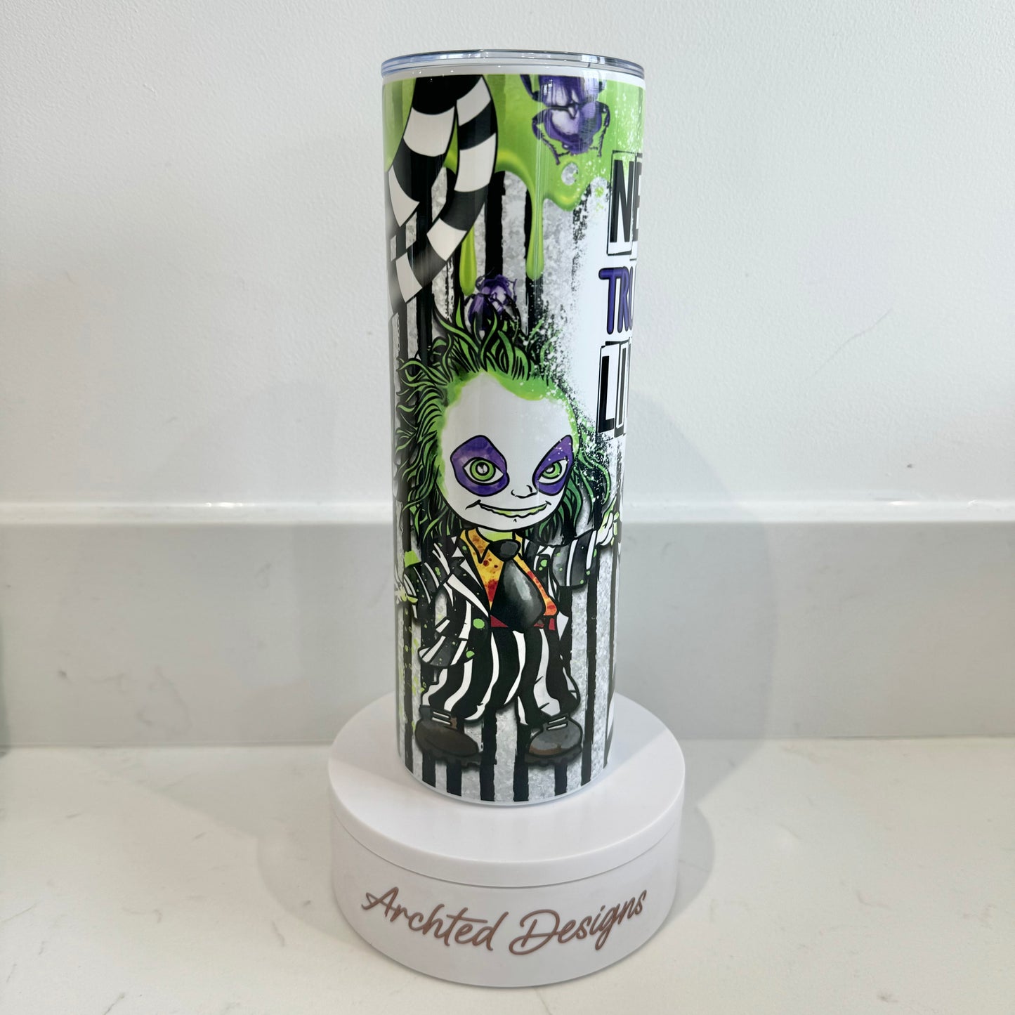 Beetlejuice Tumbler