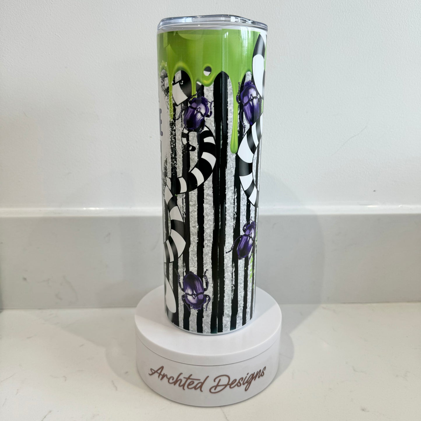 Beetlejuice Tumbler