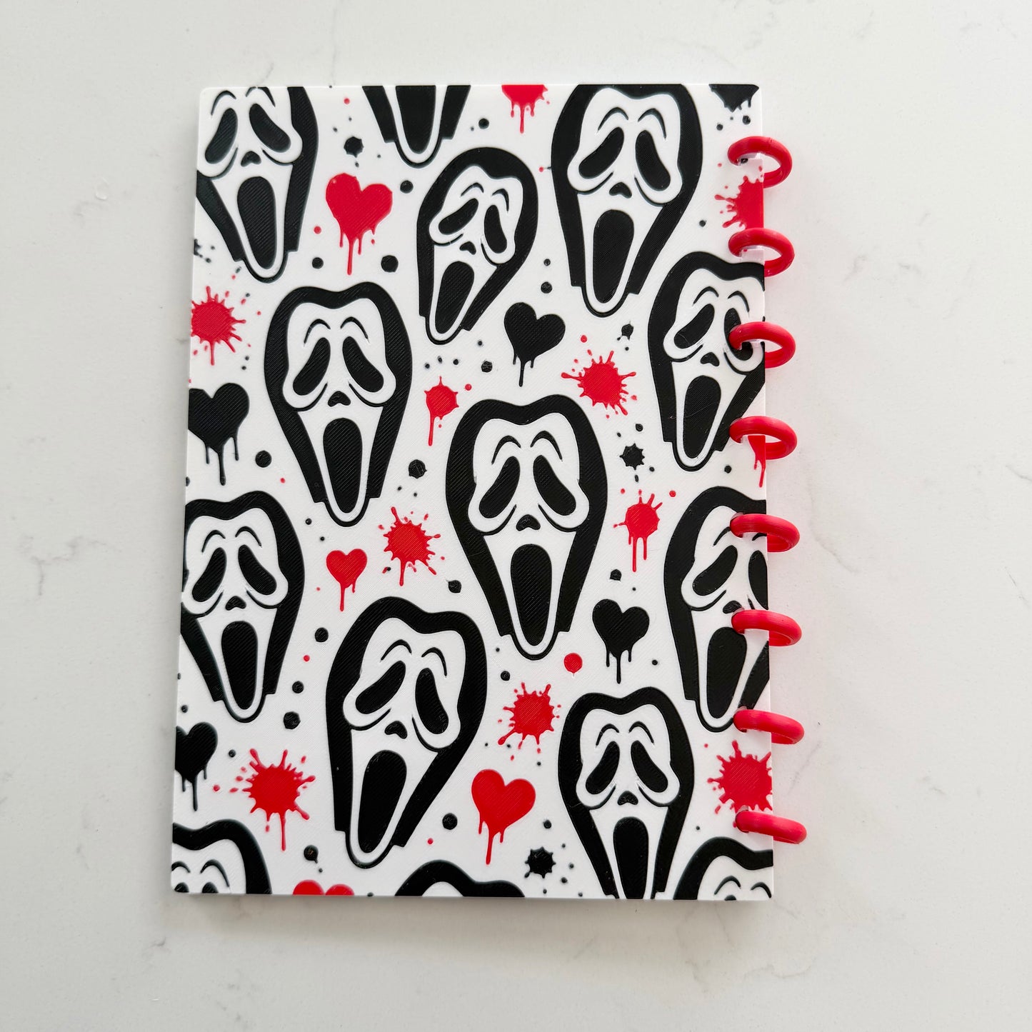 Ghostface Scream 3D Printed Notebook