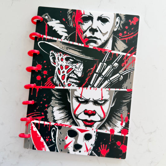 Horror Characters 3D Printed Notebook