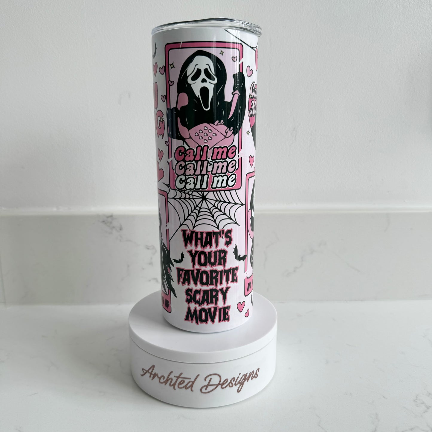 Horror Pink Tumbler