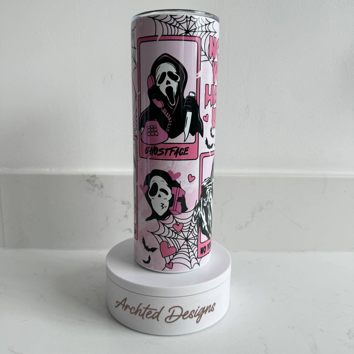 Horror Pink Tumbler