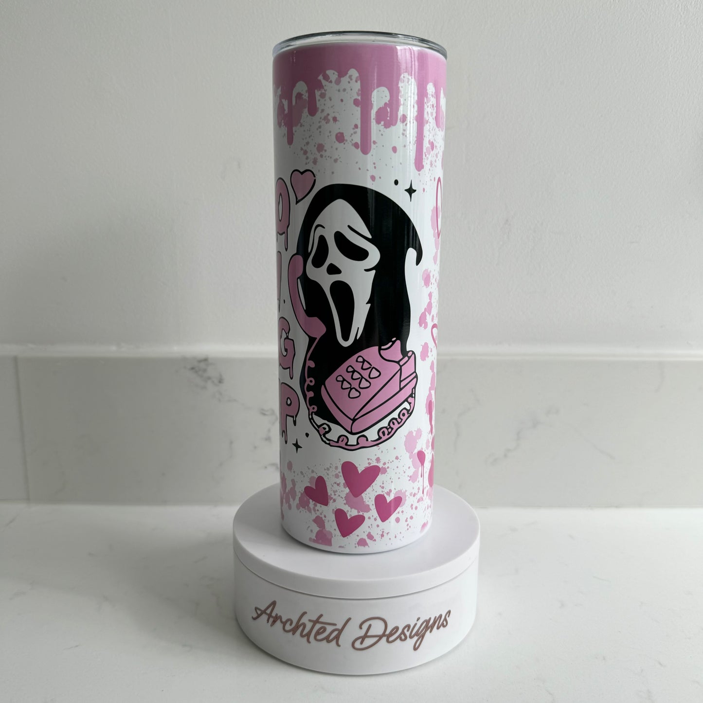 Horror Pink Tumbler