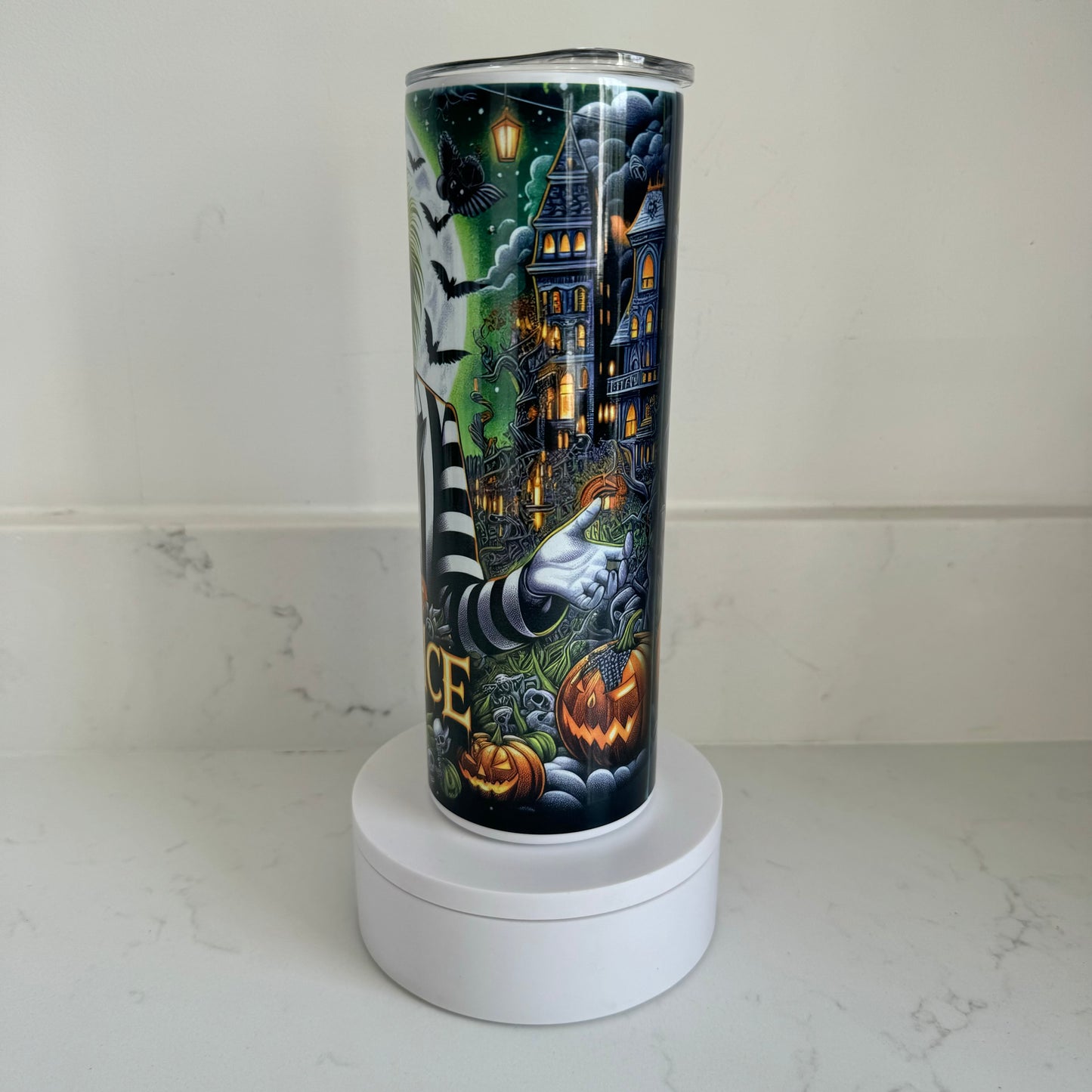 Beetlejuice Tumbler