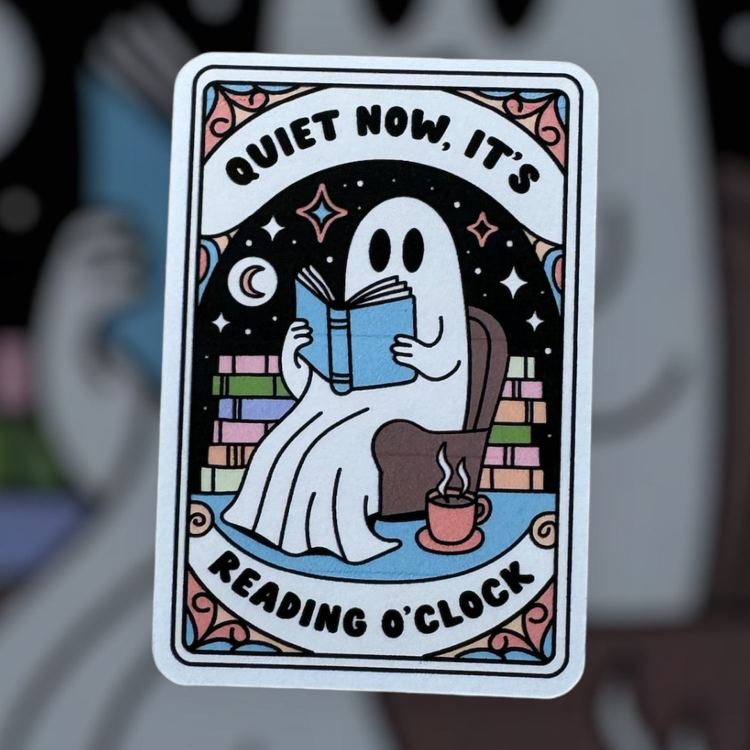 Quiet Now Sticker